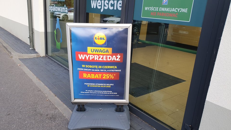 Wyprzedaż w Lidlu. Tylko w sobotę 28 czerwca rabat 25% 